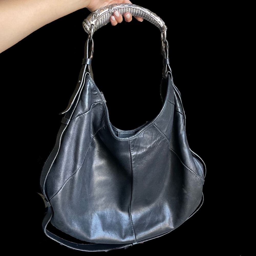 ❗️SOLD❗️2002 Tom Ford Yves Saint Laurent Ysl mombasa metal horn bag
